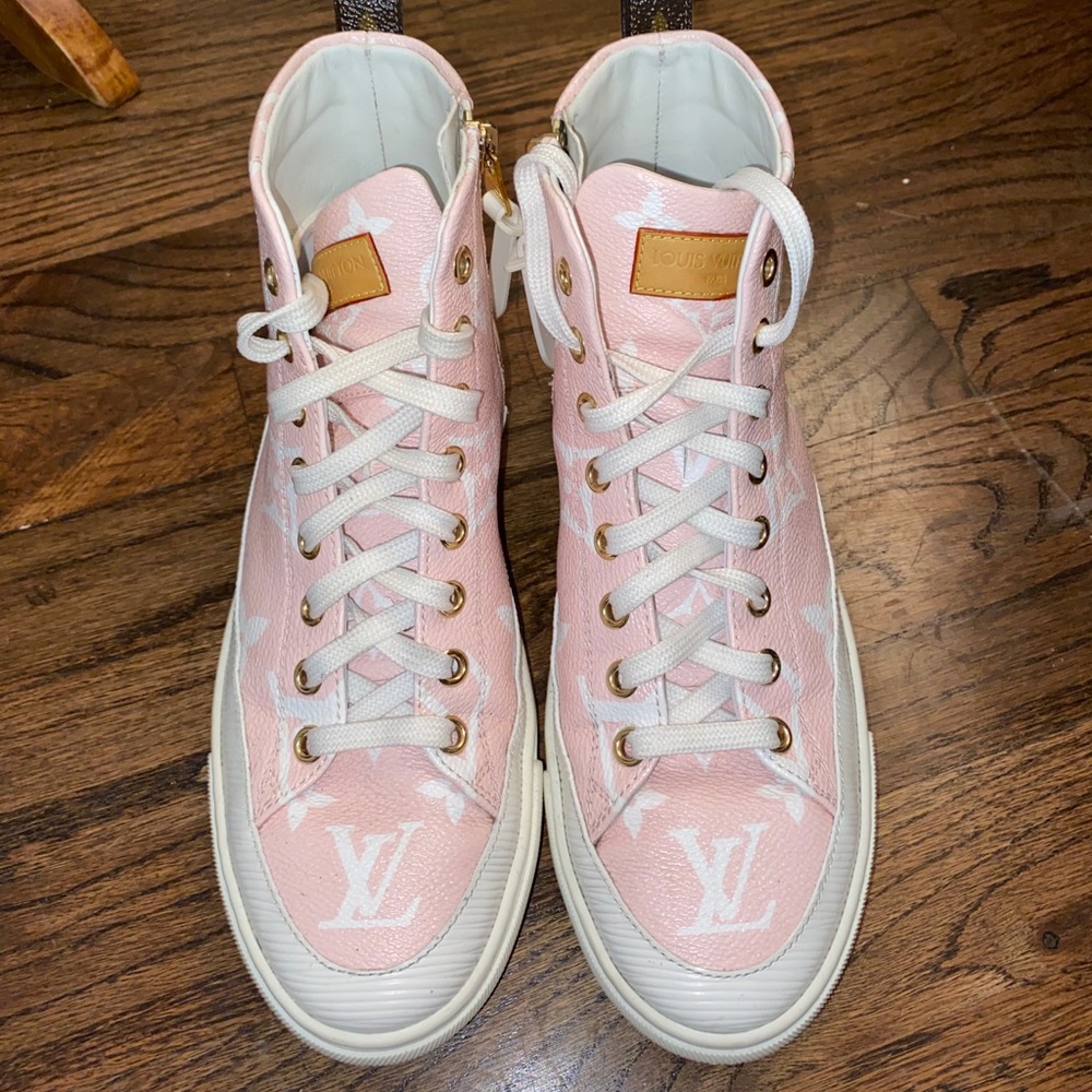 Louis Vuitton high top sneakers. Good condition